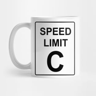 Speed Limit C rect Mug